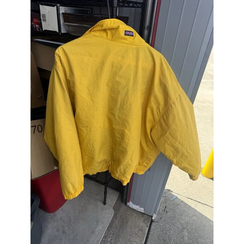 Vintage Dunbrooke Sport Lightning Fleece Lined Jacket Yellow Men's XL USA